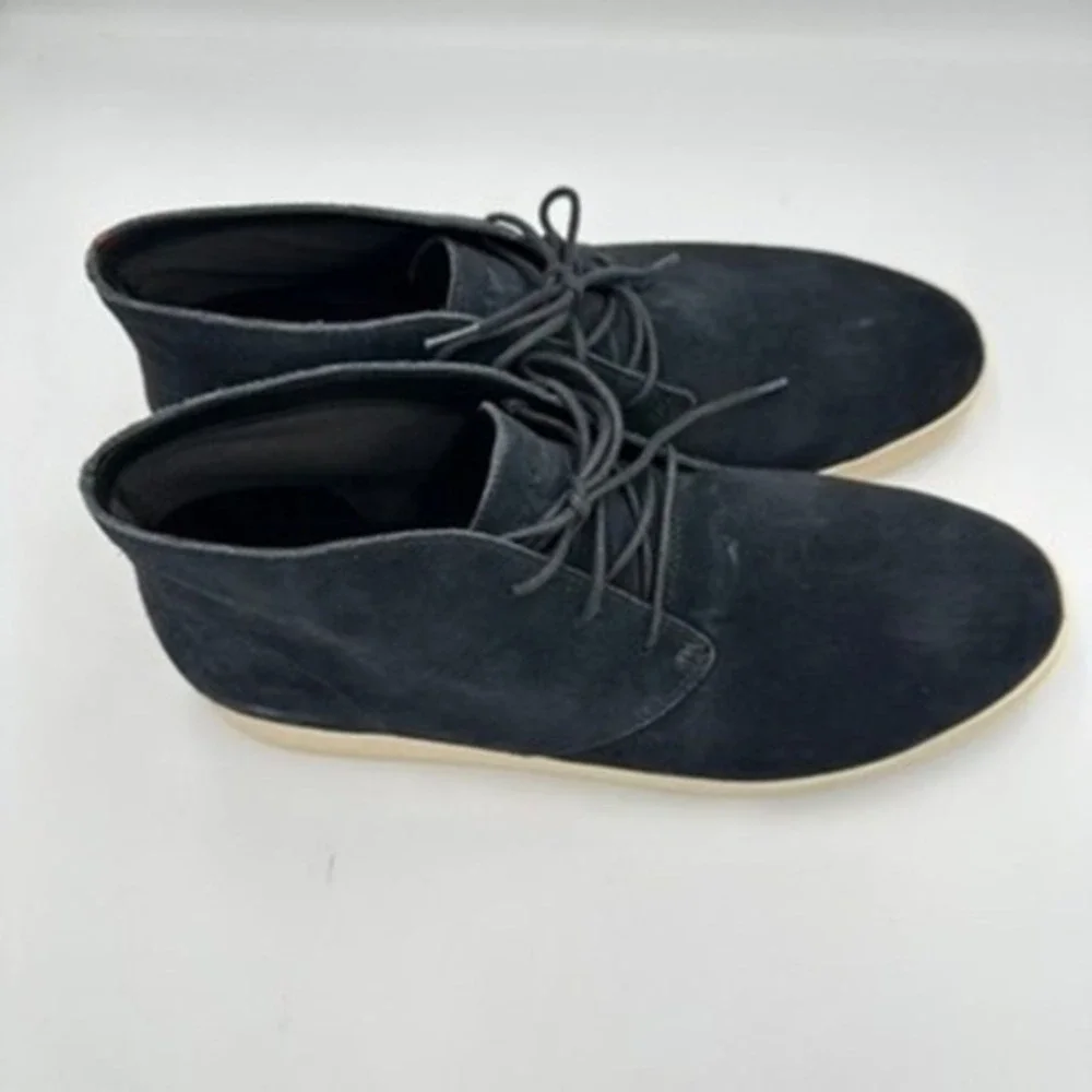 Everlane Size 12.5 Desert Boot Black Suede‎ Leather Chukka Casual Classic NIB
